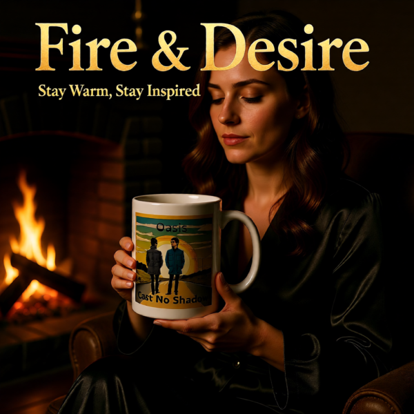 Oasis Inspired “Cast No Shadow” Mug – Iconic Britpop Lyric Coffee Cup for Oasis Fans