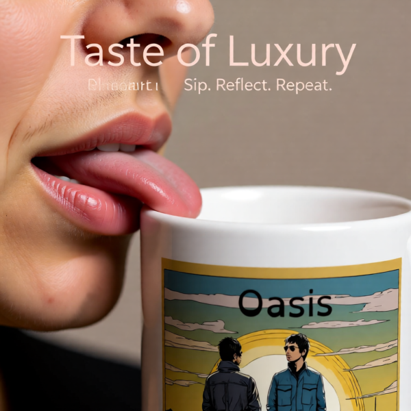 Oasis Inspired “Cast No Shadow” Mug – Iconic Britpop Lyric Coffee Cup for Oasis Fans