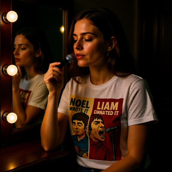 Oasis Inspired Unisex Softstyle T-Shirt, Band Shirt, Music Tee, Gift for Fans, Casual Wear, Concert Outfit, Vintage Design