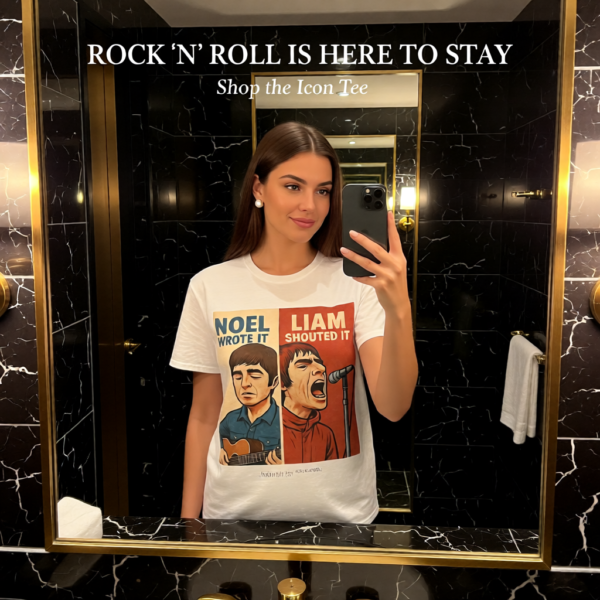 Oasis Inspired Unisex Softstyle T-Shirt, Band Shirt, Music Tee, Gift for Fans, Casual Wear, Concert Outfit, Vintage Design