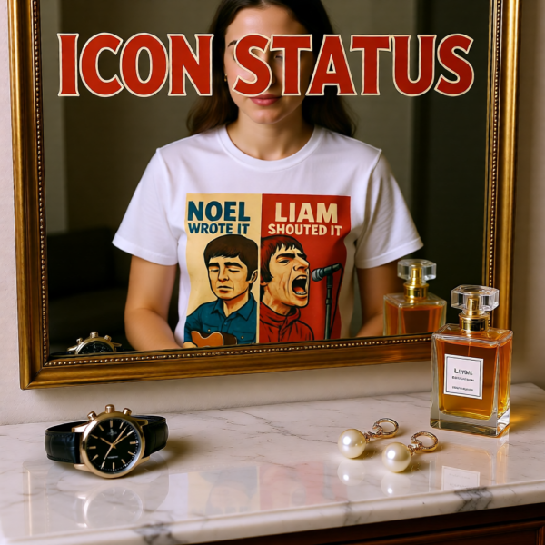 Oasis Inspired Unisex Softstyle T-Shirt, Band Shirt, Music Tee, Gift for Fans, Casual Wear, Concert Outfit, Vintage Design