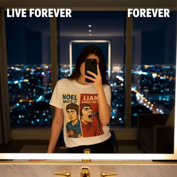 Oasis Inspired Unisex Softstyle T-Shirt, Band Shirt, Music Tee, Gift for Fans, Casual Wear, Concert Outfit, Vintage Design