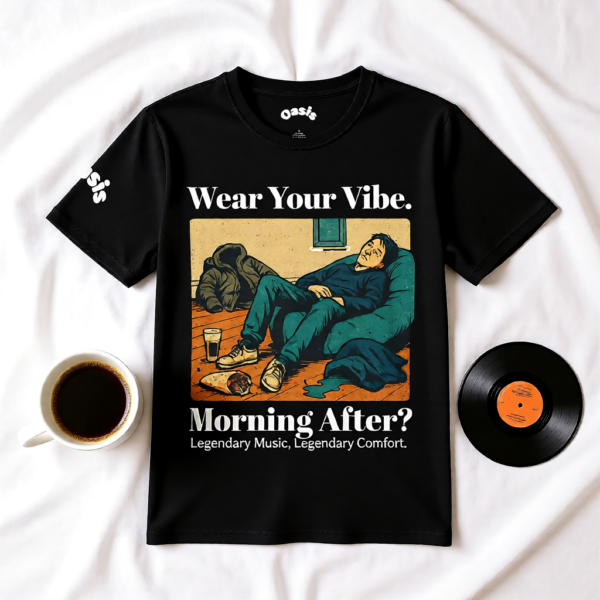 Oasis Inspired Graphic Tee, Unisex T-Shirt, Vintage Band Apparel, Music Lover Gift, Retro Style Merch, What's the Story Shirt