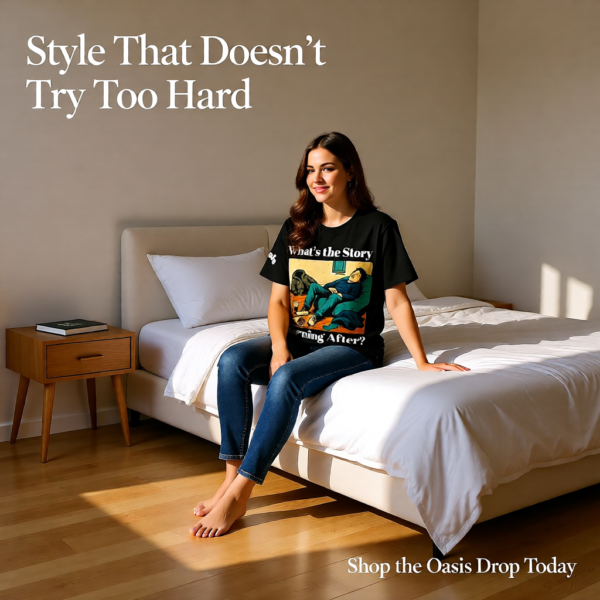 Oasis Inspired Graphic Tee, Unisex T-Shirt, Vintage Band Apparel, Music Lover Gift, Retro Style Merch, What's the Story Shirt