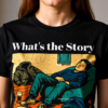 Oasis Inspired Graphic Tee, Unisex T-Shirt, Vintage Band Apparel, Music Lover Gift, Retro Style Merch, What's the Story Shirt