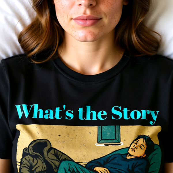 Oasis Inspired Graphic Tee, Unisex T-Shirt, Vintage Band Apparel, Music Lover Gift, Retro Style Merch, What's the Story Shirt