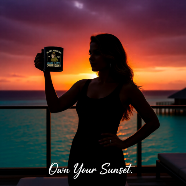 Oasis Attitude Mug, Double-Sided Liam Gallagher Inspired Coffee Cup, Funny Britpop Gift for Music Fans