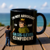Oasis Attitude Mug, Double-Sided Liam Gallagher Inspired Coffee Cup, Funny Britpop Gift for Music Fans