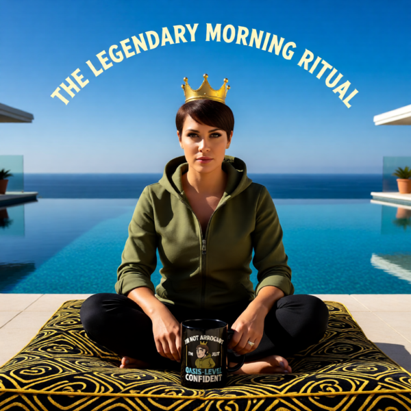 Oasis Attitude Mug, Double-Sided Liam Gallagher Inspired Coffee Cup, Funny Britpop Gift for Music Fans