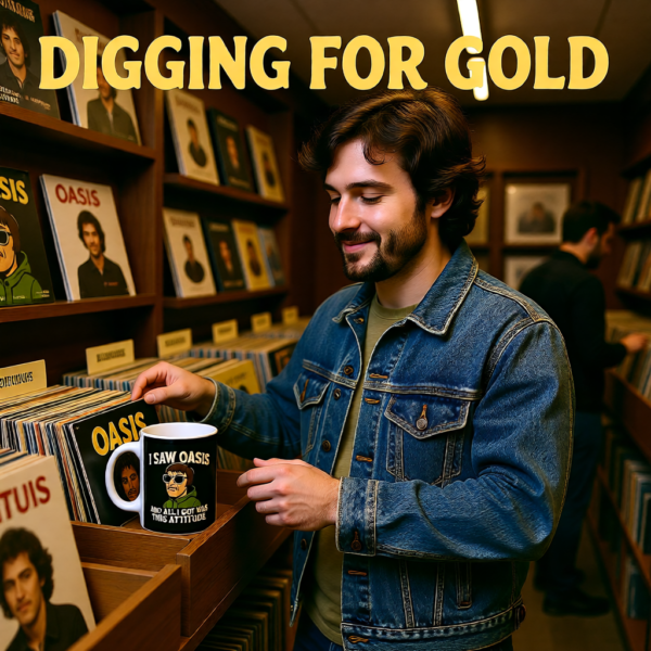 I Saw Oasis, Attitude Mug | Funny Liam Gallagher Inspired Coffee Cup | Britpop Fan Gift