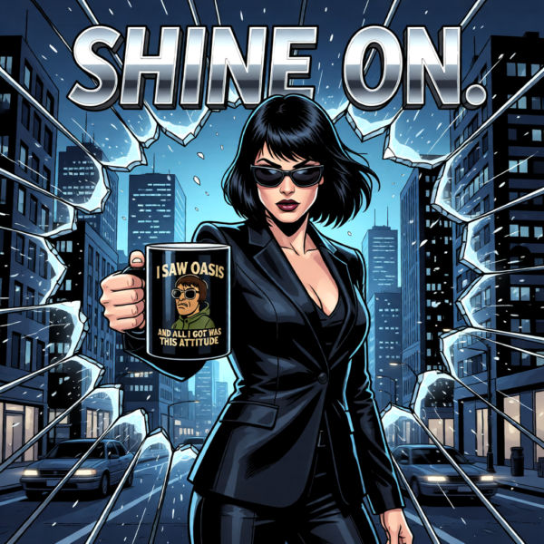 I Saw Oasis, Attitude Mug | Funny Liam Gallagher Inspired Coffee Cup | Britpop Fan Gift