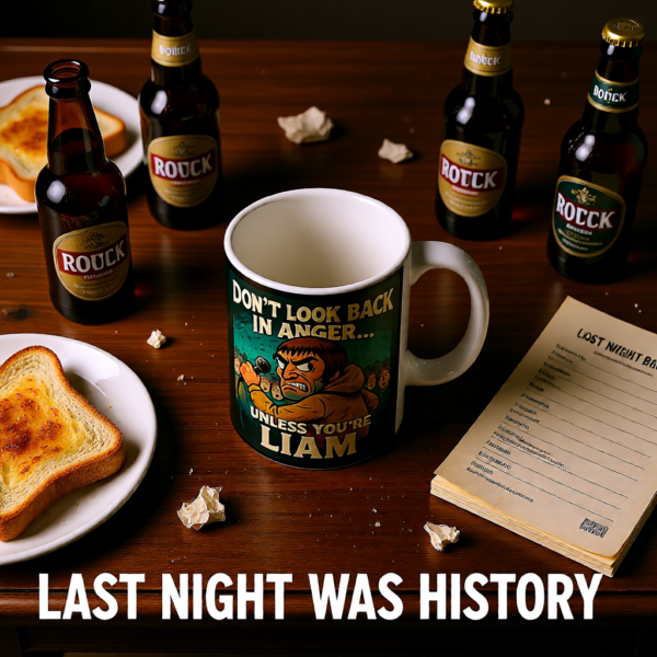 20251214200248-1f0d927d-d491-6a80-be7a-360e255b4684.png Oasis Don't Look Back In Anger Mug, Inspirational Coffee Cup, Gift for Friends, Unique Birthday Present, Tea Lover's Delight