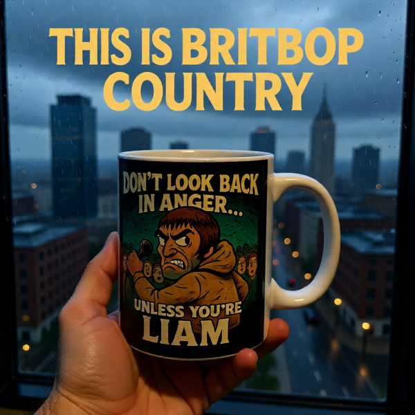 20251214200249-1f0d927d-d648-6c3e-809f-2ad8edd8bfb8.png Oasis Don't Look Back In Anger Mug, Inspirational Coffee Cup, Gift for Friends, Unique Birthday Present, Tea Lover's Delight