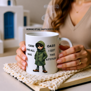 Oasis Quote Mug - Motivational Coffee Cup, Gift for Friends, Inspirational Drinkware, Unique Office Mug, Funny Quote Mug