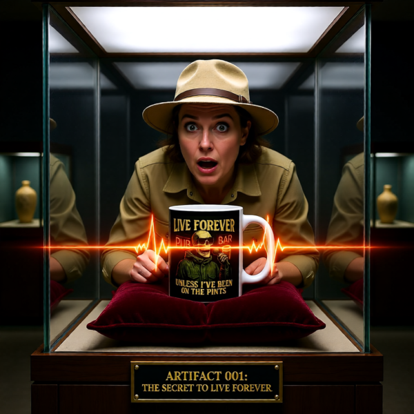 Inspirational Coffee Mug, Live Forever Quote Mug, Motivational Gift, Black Mug, Unique Drinkware, Office Décor, Coffee Lover Gift