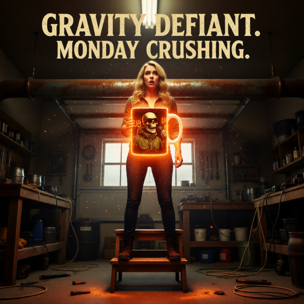 Inspirational Coffee Mug, Live Forever Quote Mug, Motivational Gift, Black Mug, Unique Drinkware, Office Décor, Coffee Lover Gift