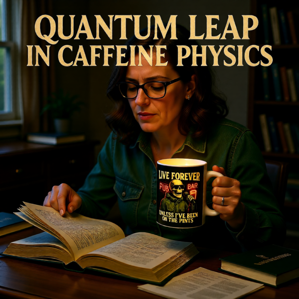 Inspirational Coffee Mug, Live Forever Quote Mug, Motivational Gift, Black Mug, Unique Drinkware, Office Décor, Coffee Lover Gift