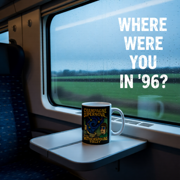 20251214201649-1f0d929d-2878-63a0-953e-2aec4b68bcf9.png Champagne Supernova Mug, Coffee Cup for Music Lovers, Gift, Tea Mug, Birthday, Inspirational Kitchenware, Fun Drinkware