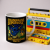 20251214201650-1f0d929d-2b11-60b2-8ac3-9677b1251e95.png Champagne Supernova Mug, Coffee Cup for Music Lovers, Gift, Tea Mug, Birthday, Inspirational Kitchenware, Fun Drinkware
