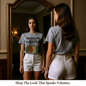 Oasis Inspired “Parkas Before Partners” T-Shirt – Funny Britpop Fan Tee for Oasis Lovers