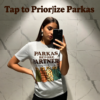 Oasis Inspired “Parkas Before Partners” T-Shirt – Funny Britpop Fan Tee for Oasis Lovers