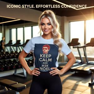 Oasis Inspired “Keep Calm and Ask Noel” T-Shirt – Funny Britpop Fan Tee for Oasis Lovers