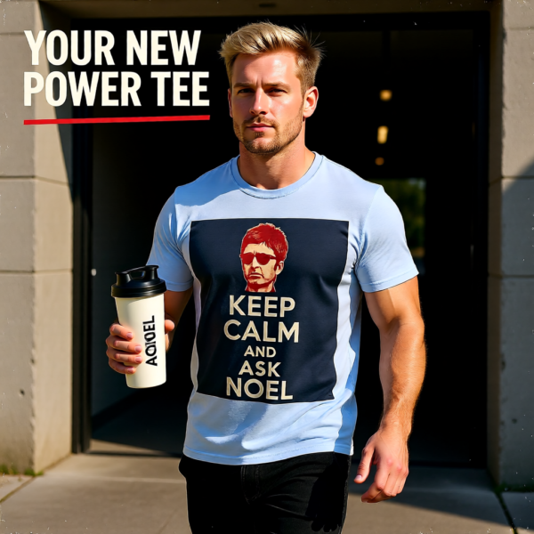 20251214210402-1f0d9306-b3cf-6a02-b2d9-02b4a574f917.png Oasis Inspired “Keep Calm and Ask Noel” T-Shirt – Funny Britpop Fan Tee for Oasis Lovers