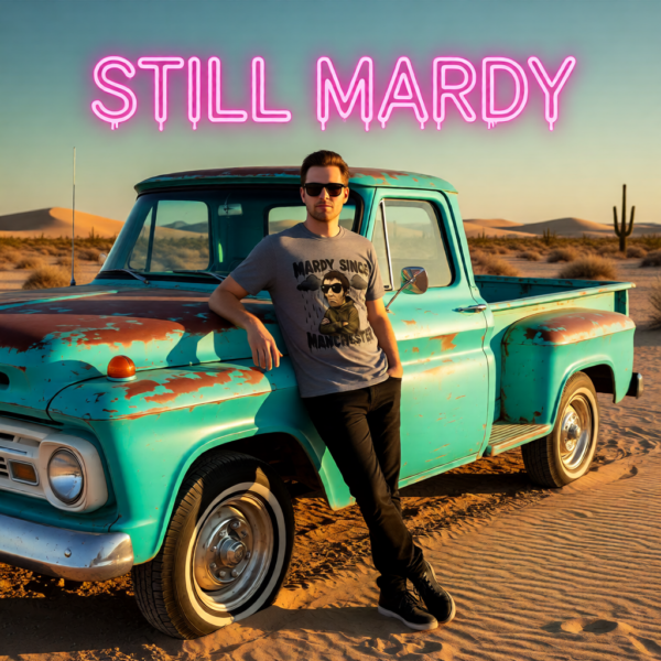 20251214212556-1f0d9337-a37a-6f7c-b1c8-2ad8edd8bfb8.png Mardy Since Manchester T-Shirt, Casual Wear, Gift for Music Lovers, Graphic Tee, Statement Shirt, Vintage Style Tee