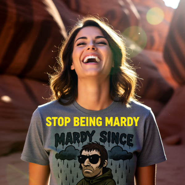 20251214212557-1f0d9337-a96a-6388-9e15-c69d4d9d2dd4.png Mardy Since Manchester T-Shirt, Casual Wear, Gift for Music Lovers, Graphic Tee, Statement Shirt, Vintage Style Tee