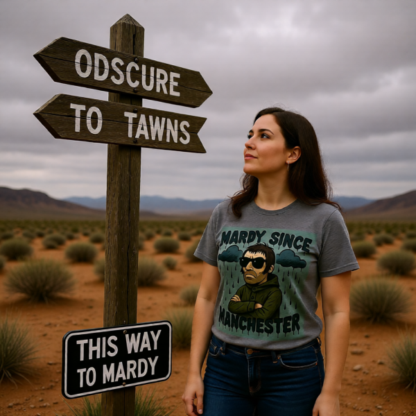 20251214212557-1f0d9337-a9ad-6728-bda6-f28aeec02542.png Mardy Since Manchester T-Shirt, Casual Wear, Gift for Music Lovers, Graphic Tee, Statement Shirt, Vintage Style Tee