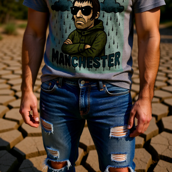 20251214212557-1f0d9337-acc6-69aa-8848-f28aeec02542.png Mardy Since Manchester T-Shirt, Casual Wear, Gift for Music Lovers, Graphic Tee, Statement Shirt, Vintage Style Tee