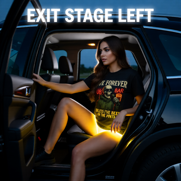 Oasis Inspired Britpop T-Shirt – Live Forever Funny Fan Tee