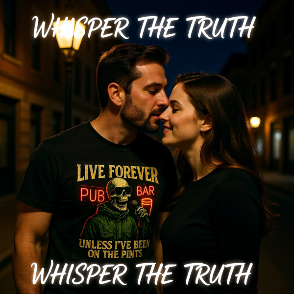 Oasis Inspired Britpop T-Shirt – Live Forever Funny Fan Tee