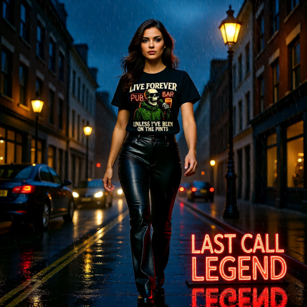 Oasis Inspired Britpop T-Shirt – Live Forever Funny Fan Tee