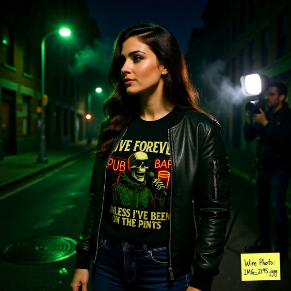 Oasis Inspired Britpop T-Shirt – Live Forever Funny Fan Tee