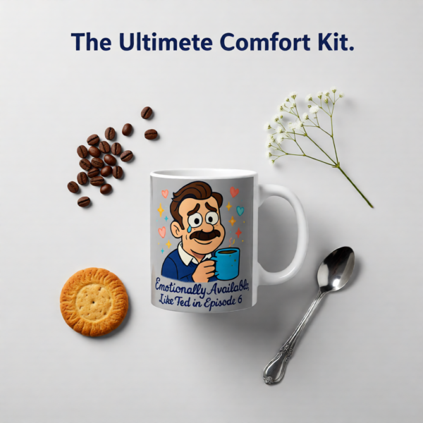 20251220110139-1f0dd934-2d3e-6bc2-a363-7e6f07a46699.png Emotionally Available, Like Ted in Episode 6 | Funny Ted Lasso Mug | Wholesome Gift for Fans