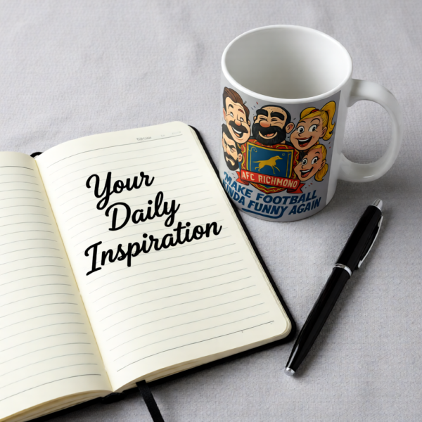 20251220194815-1f0dddcd-37eb-6b5e-b686-ea7ae705a0b0.png Make Football Kinda Funny Again | Ted Lasso Mug | AFC Richmond Comedy Team Cup