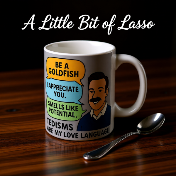 Tedisms Are My Love Language | Ted Lasso Quote Mug | Funny Motivational Speech Bubble Cup
