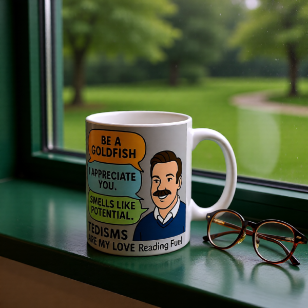 Tedisms Are My Love Language | Ted Lasso Quote Mug | Funny Motivational Speech Bubble Cup