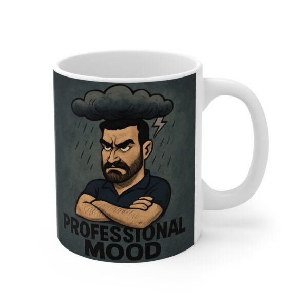 Ted Lasso Inspired Roy Kent Mug “Professional Mood”, Funny TV Show Coffee Cup, Gift for Fans and Coworkers