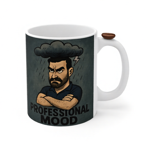Ted Lasso Inspired Roy Kent Mug “Professional Mood”, Funny TV Show Coffee Cup, Gift for Fans and Coworkers