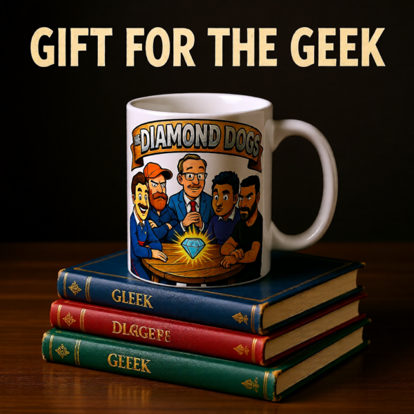 Ted Lasso Inspired Diamond Dogs Mug, Funny TV Show Coffee Cup, Roy Kent Quote Mug, Gift for Fans and Coworkers