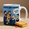 Ted Lasso Inspired Diamond Dogs Mug, Funny TV Show Coffee Cup, Roy Kent Quote Mug, Gift for Fans and Coworkers