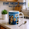Ted Lasso Inspired Diamond Dogs Mug, Funny TV Show Coffee Cup, Roy Kent Quote Mug, Gift for Fans and Coworkers
