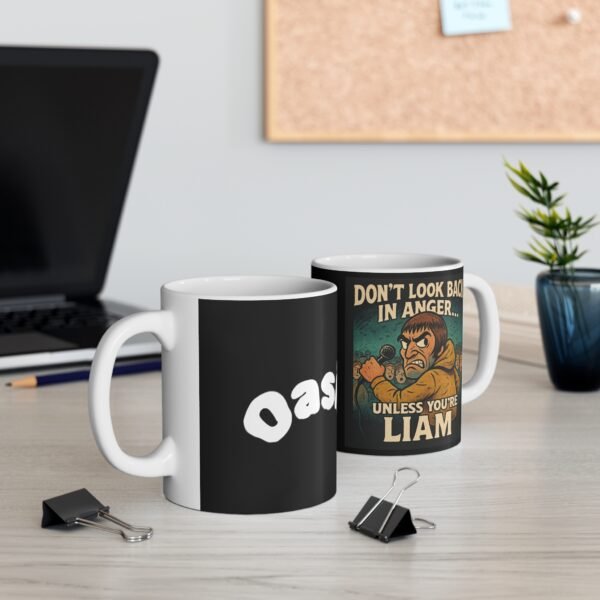 3404501267495380307_2048.jpeg Oasis Don't Look Back In Anger Mug, Inspirational Coffee Cup, Gift for Friends, Unique Birthday Present, Tea Lover's Delight