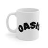 Oasis White Mug: Cozy Vibes, Perfect Gift for Coffee Lovers, Inspirational Quote Mug, Unique Tea Cup, Home Decor, Office Mug