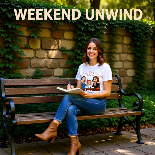 20251215102612-1f0d9a07-ab63-6438-8646-62fa27fc9c39.png Ted Lasso Inspired T-Shirt “Biscuits With the Boss = Self-Care” Funny Motivation Tee, TV Show Quote Shirt, Gift for Fans