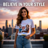 20251215102612-1f0d9a07-adc5-6a64-b001-4a0b90d79124.png Ted Lasso Inspired T-Shirt “Biscuits With the Boss = Self-Care” Funny Motivation Tee, TV Show Quote Shirt, Gift for Fans