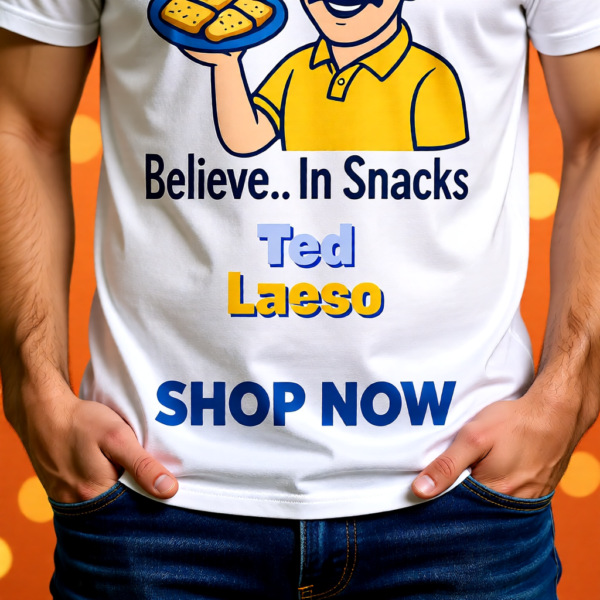 20251215103932-1f0d9a25-750a-6bc0-a24e-3256dc8e8167-1.png Ted Lasso Inspired “Believe… In Snacks” T-Shirt, Funny TV Show Quote Tee, Positive Vibes Shirt, Gift for Fans