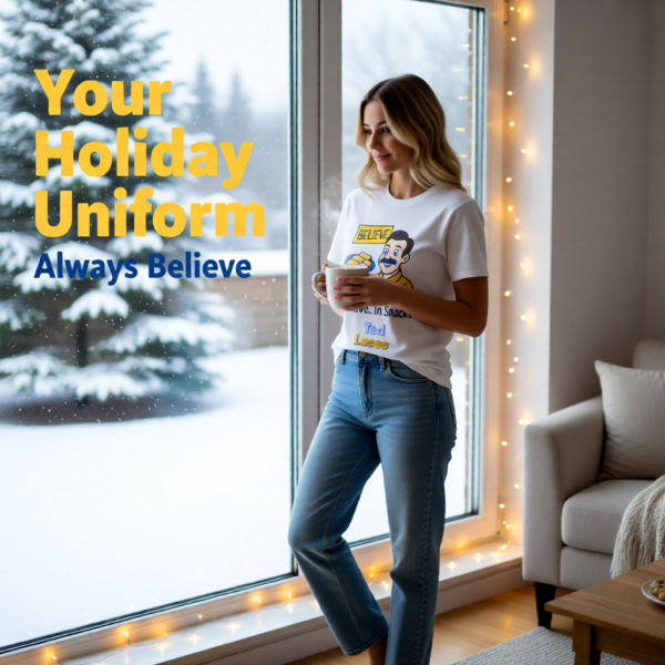 20251215103932-1f0d9a25-7736-65d4-87d9-5a13f6c7c679-1.png Ted Lasso Inspired “Believe… In Snacks” T-Shirt, Funny TV Show Quote Tee, Positive Vibes Shirt, Gift for Fans